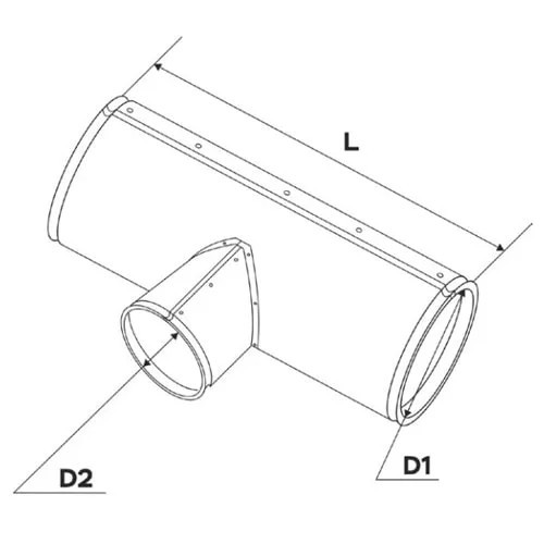 Оболочки на теплоизоляционные переходные тройники