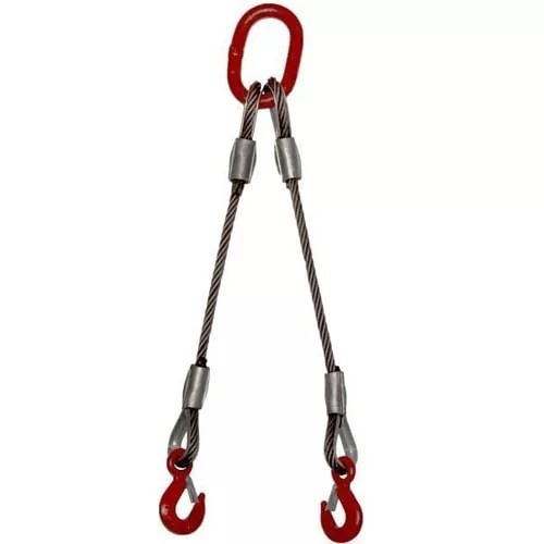 Канатный двухветвевой строп