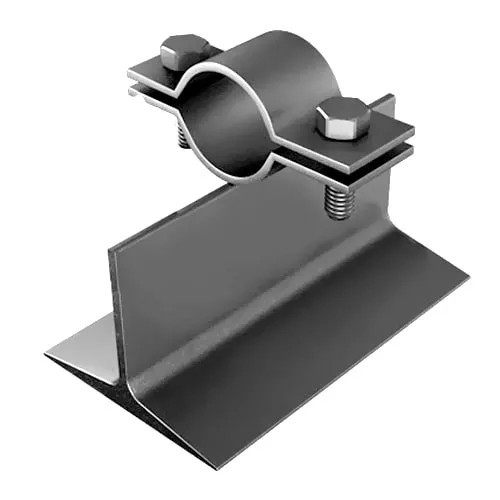 Тавровая хомутовая подвижная опора