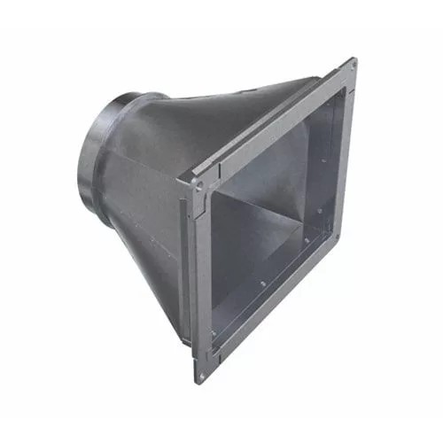 Титановые переходы с круглого на прямоугольное сечение односторонние